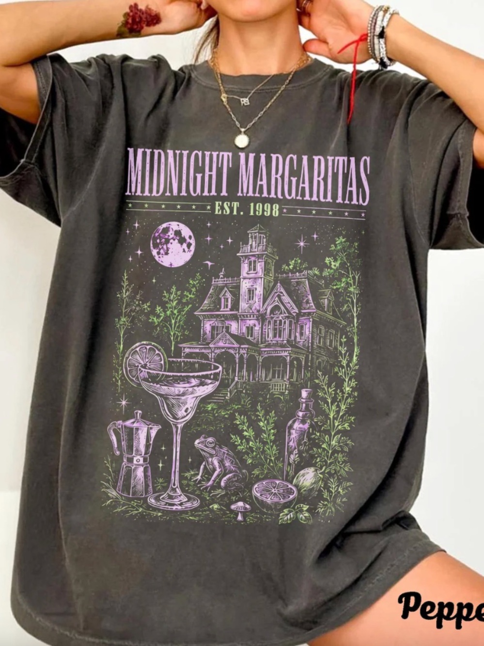 Midnight Margaritas Graphic Tee - Pepper